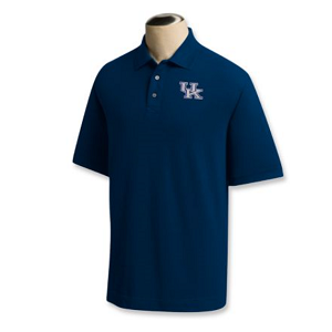 Kentucky Wildcats Men's Ace Polo - Tour Blue